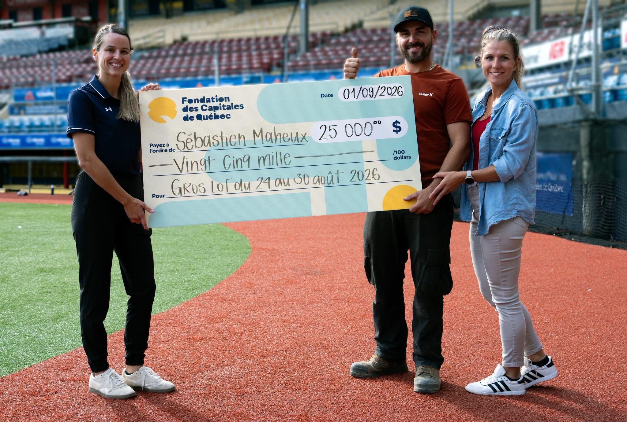 25 000$ pour Sébastien Maheux!