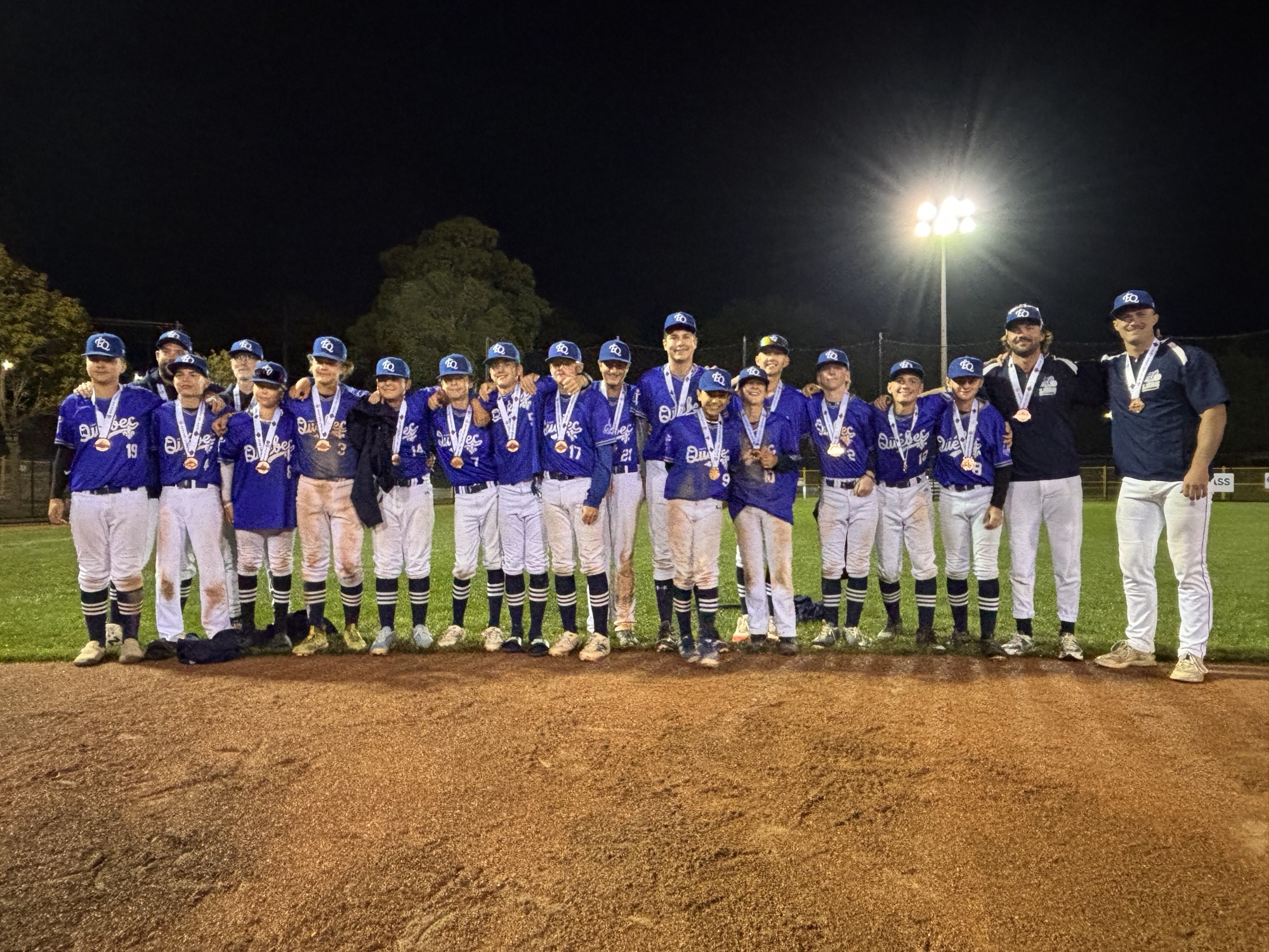 Une médaille de bronze pour Équipe Québec 1 – 13U
